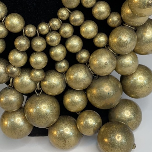 Goldtone Bauble Necklace - Picture 5 of 6